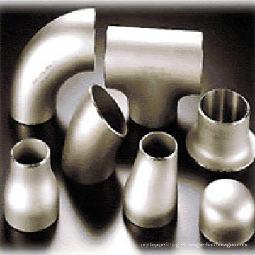 347H Pipe Fitting, Uns S34700 Accesorios de tubería de acero inoxidable Codo Tee